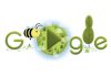 Jogo no doodle do Google celebra Dia Mundial da Terra mostrando a importância das abelhas para a natureza.