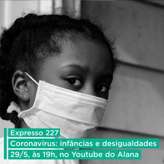 Desigualdade social durante pandemia do novo coronavírus será tema de live do Instituto Alana.