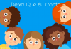 Podcasts diários do Unicef trazem histórias e músicas disponibilidades na internet. Os programas usam uma ilustração de fundo azul claro que mostra rostos de cinco crianças diversas com olhos abertos bem atentos, imagem esta que se vê aqui.