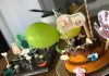 Veja opções para fazer a festa de aniversário do seu filho com segurança; mesa do bolo de festa infantil