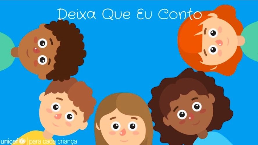 Unicef lança guia com brincadeiras para uso em casa e na escola; ilustração do Unicef mostra círculo formado por rostos de crianças diversas