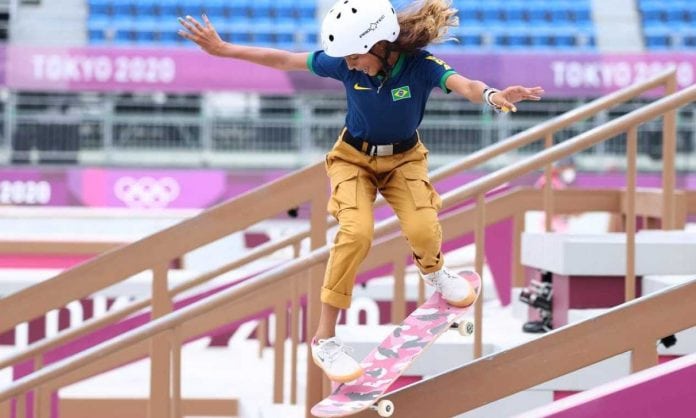 Skate, um esporte para qualquer idade; skatista Rayssa Leal nas Olimpíadas Tokyo 2020