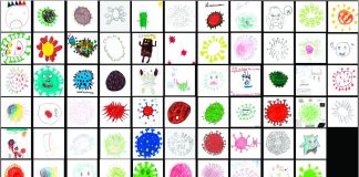 Crianças têm uma percepção relativamente precisa sobre o coronavírus, diz estudo; desenhos representando o coronavírus feitos por crianças