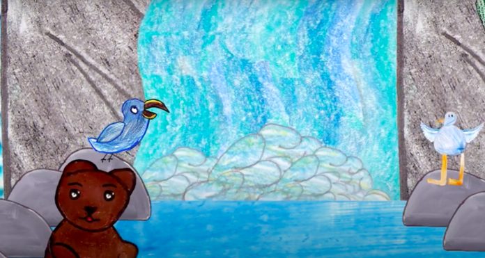 Crianças com câncer produzem animações sobre o meio ambiente; ilustração da animação 