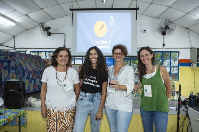 Erika Fischer, Bela Gil, Ariela Doctors promovem curso de formação em escola sobre educação alimentar
