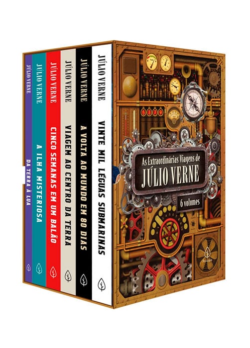 Box de livros "Júlio Verne"