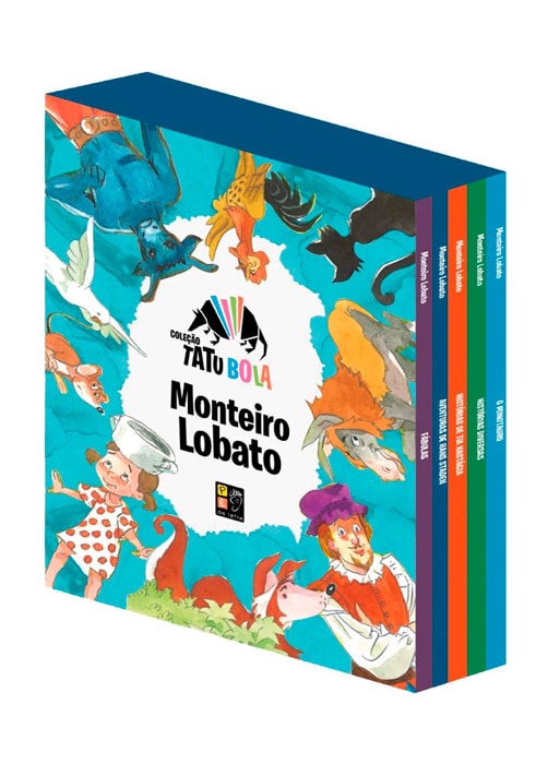 Box de livros "Monteiro Lobato"