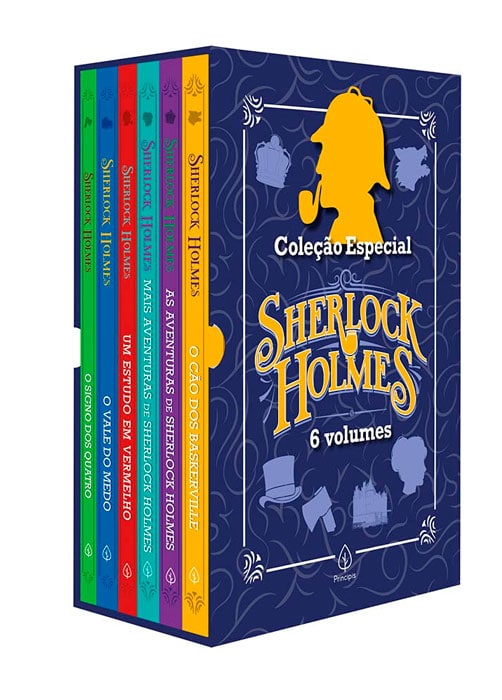 Box de livros "Sherlock Holmes"
