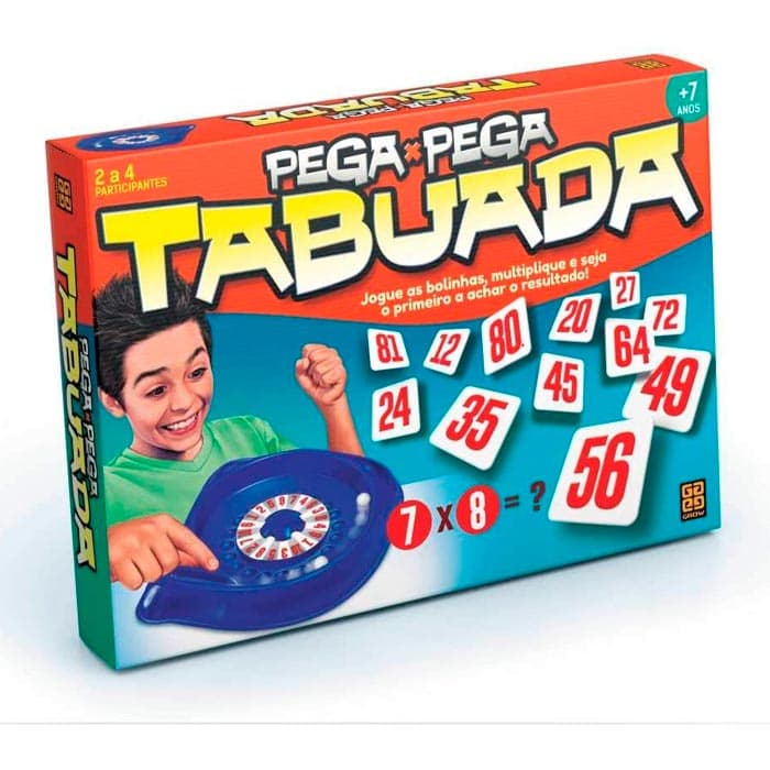 Jogo de Tabuleiro Tabuada Grow