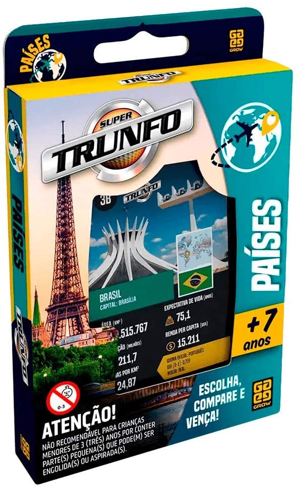 Jogo de cartas Trunfo Países