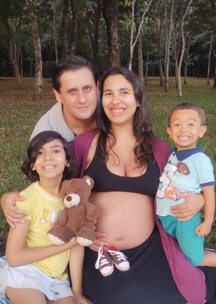 Priscila Nascimento Dias e família