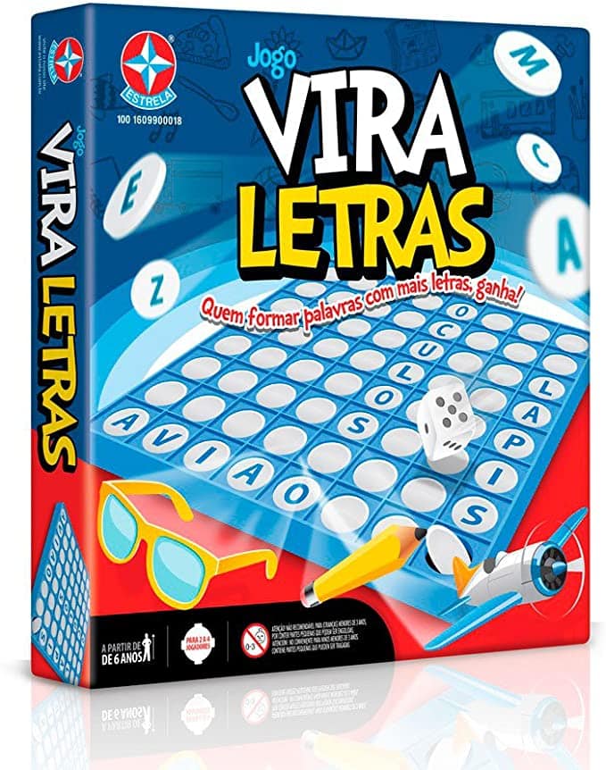 Jogo de tabuleiro Vira Letras