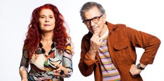 Músicos Sandra Peres e Paulo Tatit, da Palavra Cantada