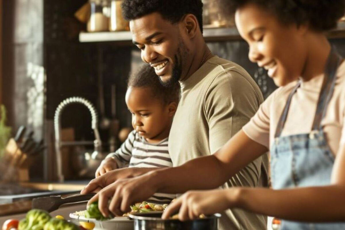 Pesquisas mostram os benefícios da comida caseira para a família