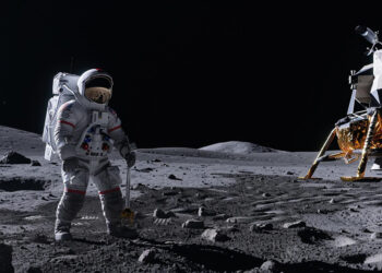 Astronauta na lua
Foto: Freepik