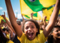Criança torcendo para o Brasil
Foto: Magnific