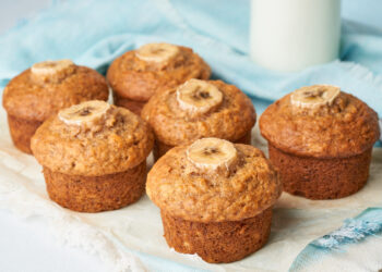 Muffin de banana
Foto: Magnific