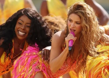 Shakira no show da final da Copa do Mundo
Foto: Instagram